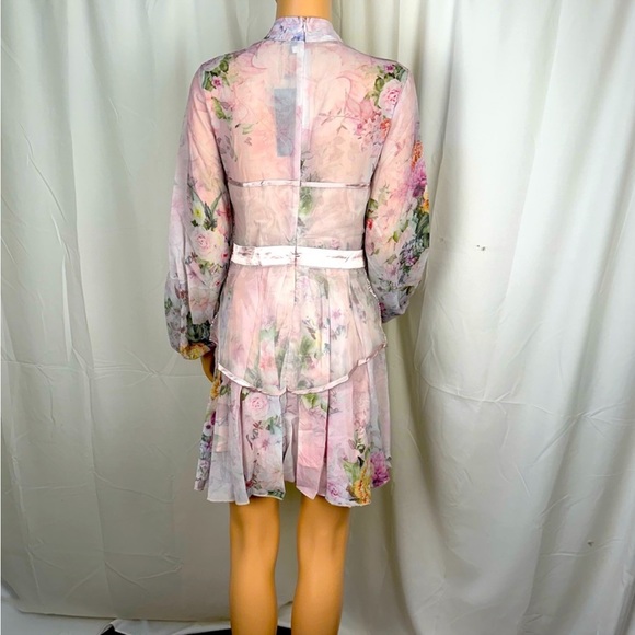 Lantern Sleeve Country Melody Corset Mini Dress - Picture 3 of 4